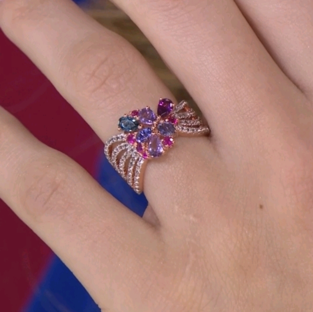 Victoria Wieck 1.63 ctw multi gemstone ring - Picture 3 of 8